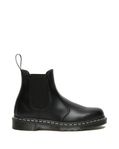 2976 Contrast Leather Chelsea Boots in Black