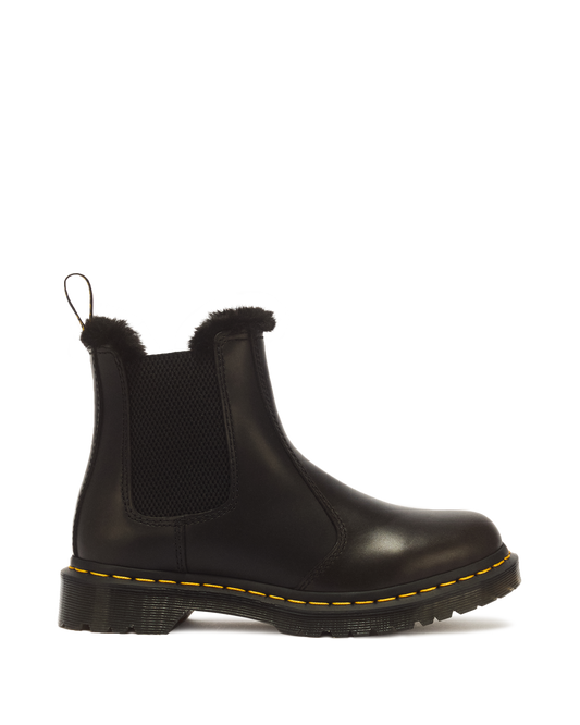 2976 Leonore Faux Fur Lined Chelsea Boots in Dark Grey