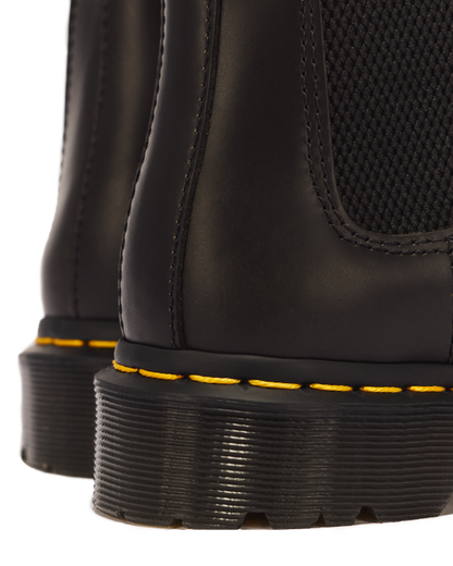 2976 Leonore Faux Fur Lined Chelsea Boots in Dark Grey