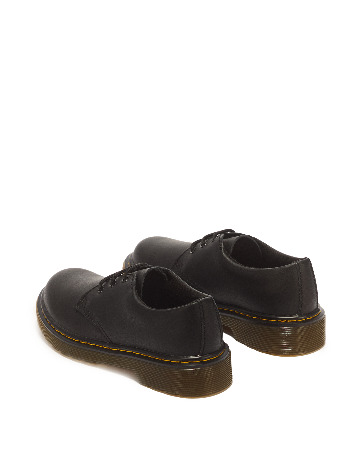 Junior 1461 Softy T Leather Shoes in Black