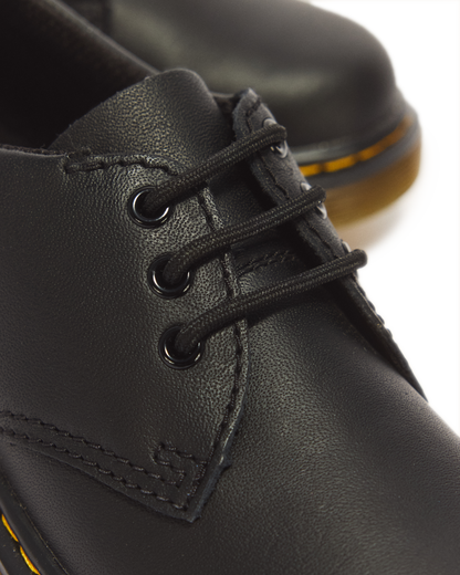 Junior 1461 Softy T Leather Shoes in Black