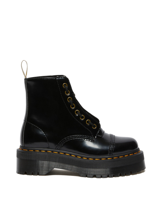 Vegan Sinclair Platform Boots in Black