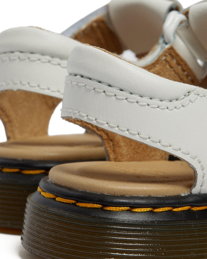 Toddler Moby II Leather Velcro Sandals in White T Lamper