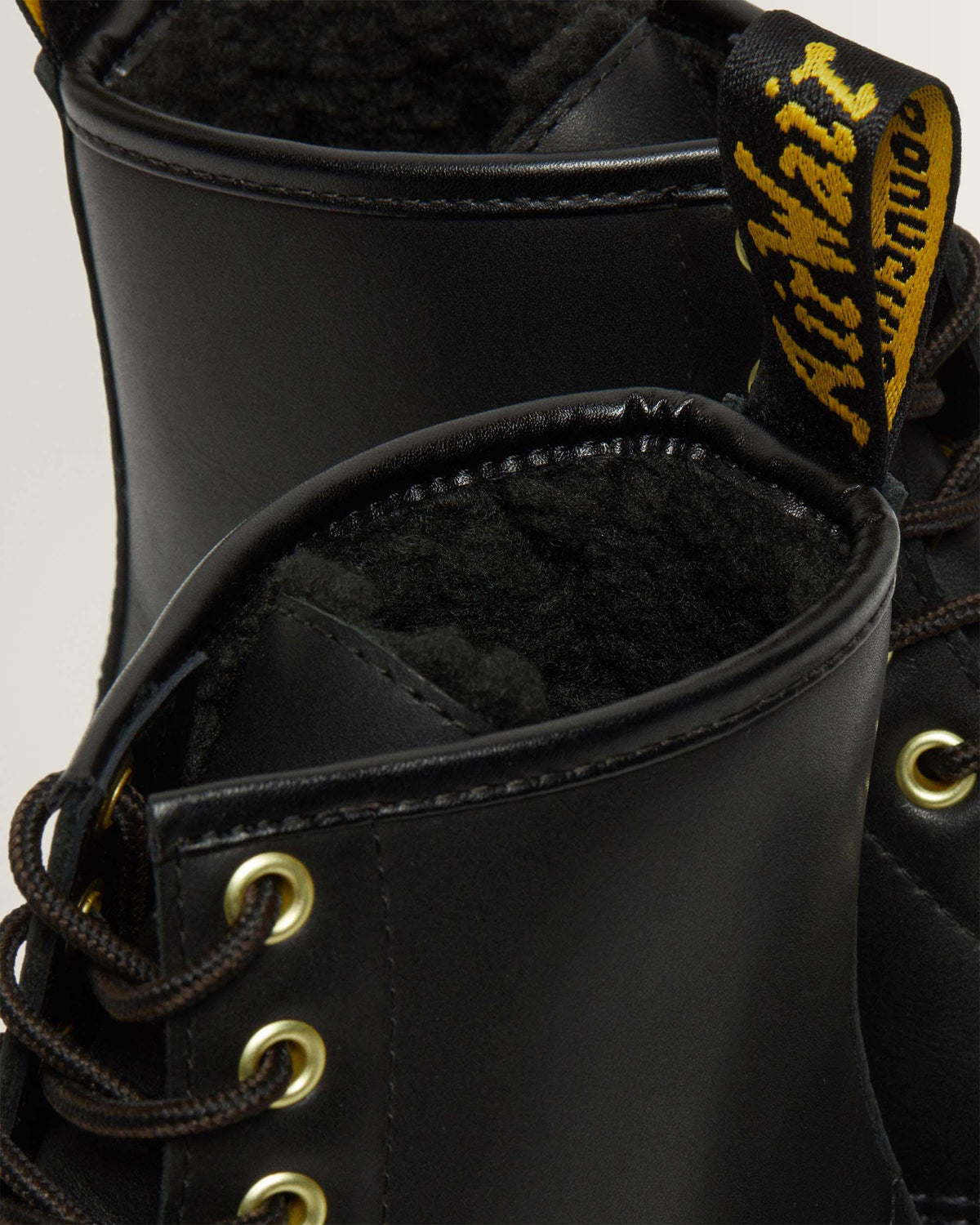 1460 DM's Wintergrip Leather Lace Up Boots in Black