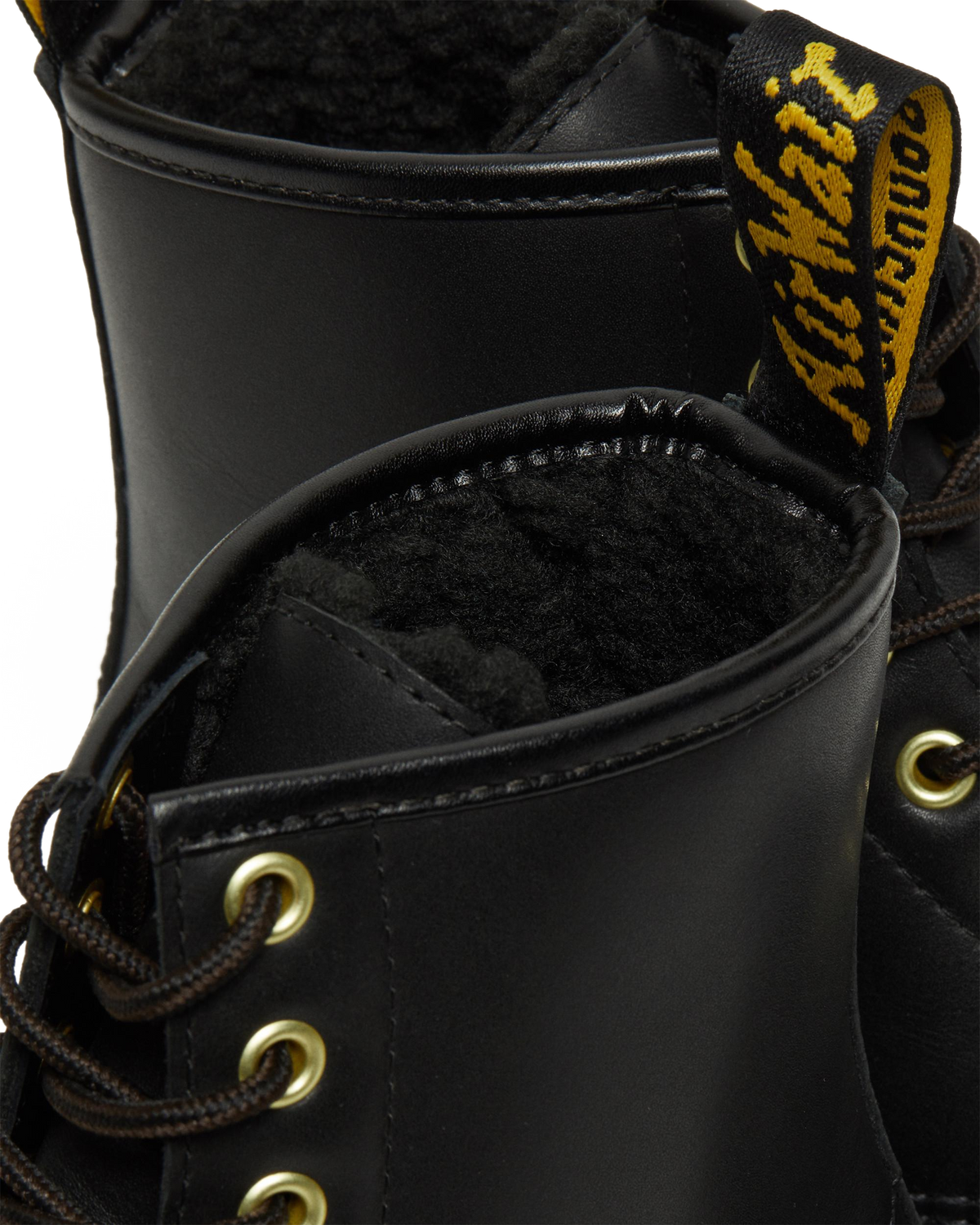 1460 DM's Wintergrip Leather Lace Up Boots in Black