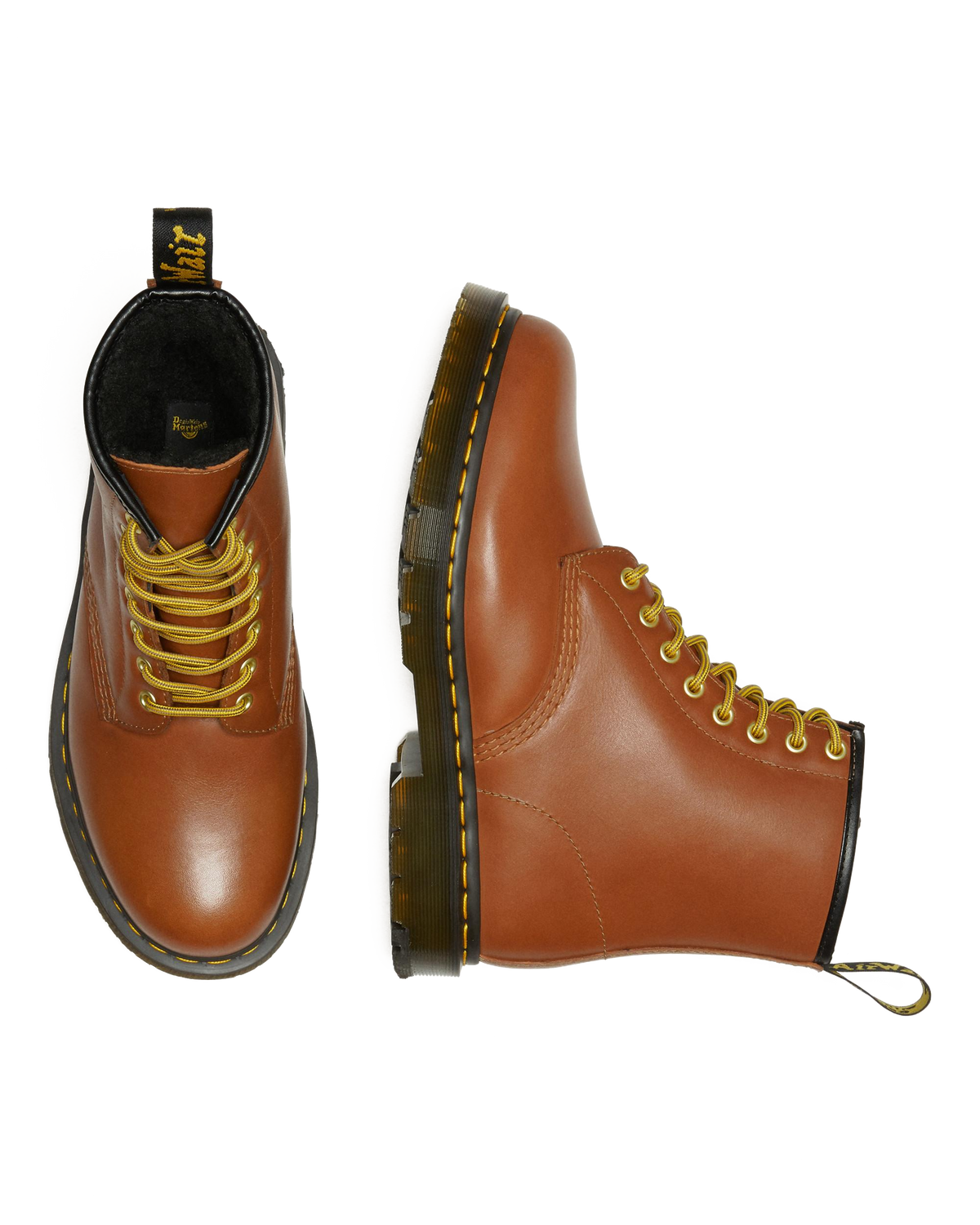 1460 DM's Wintergrip Leather Lace Up Boots in Tan