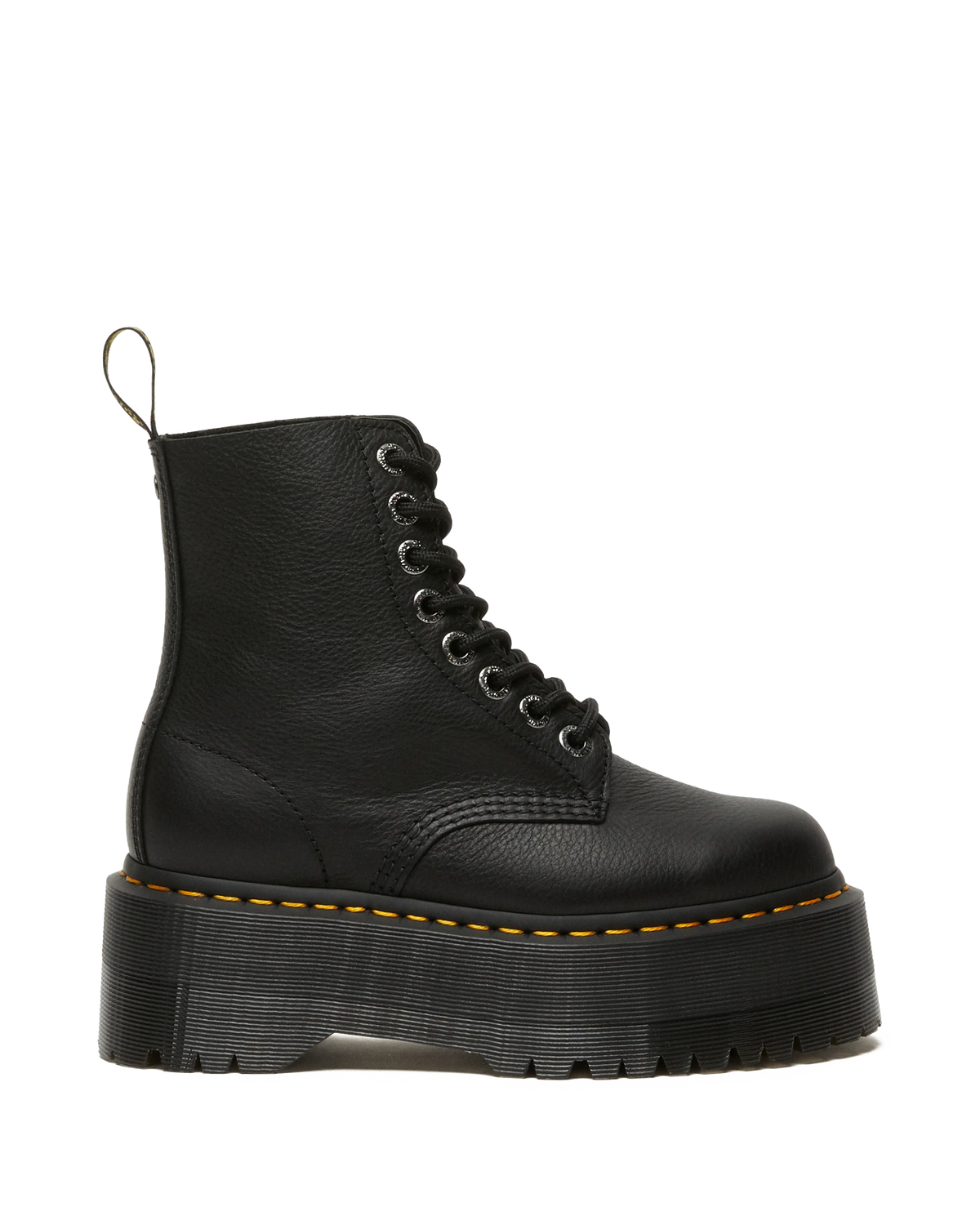 1460 Max Leather Platform Boots in Black