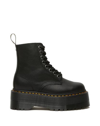 1460 Max Leather Platform Boots in Black