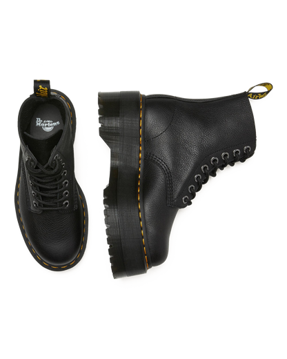 1460 Max Leather Platform Boots in Black