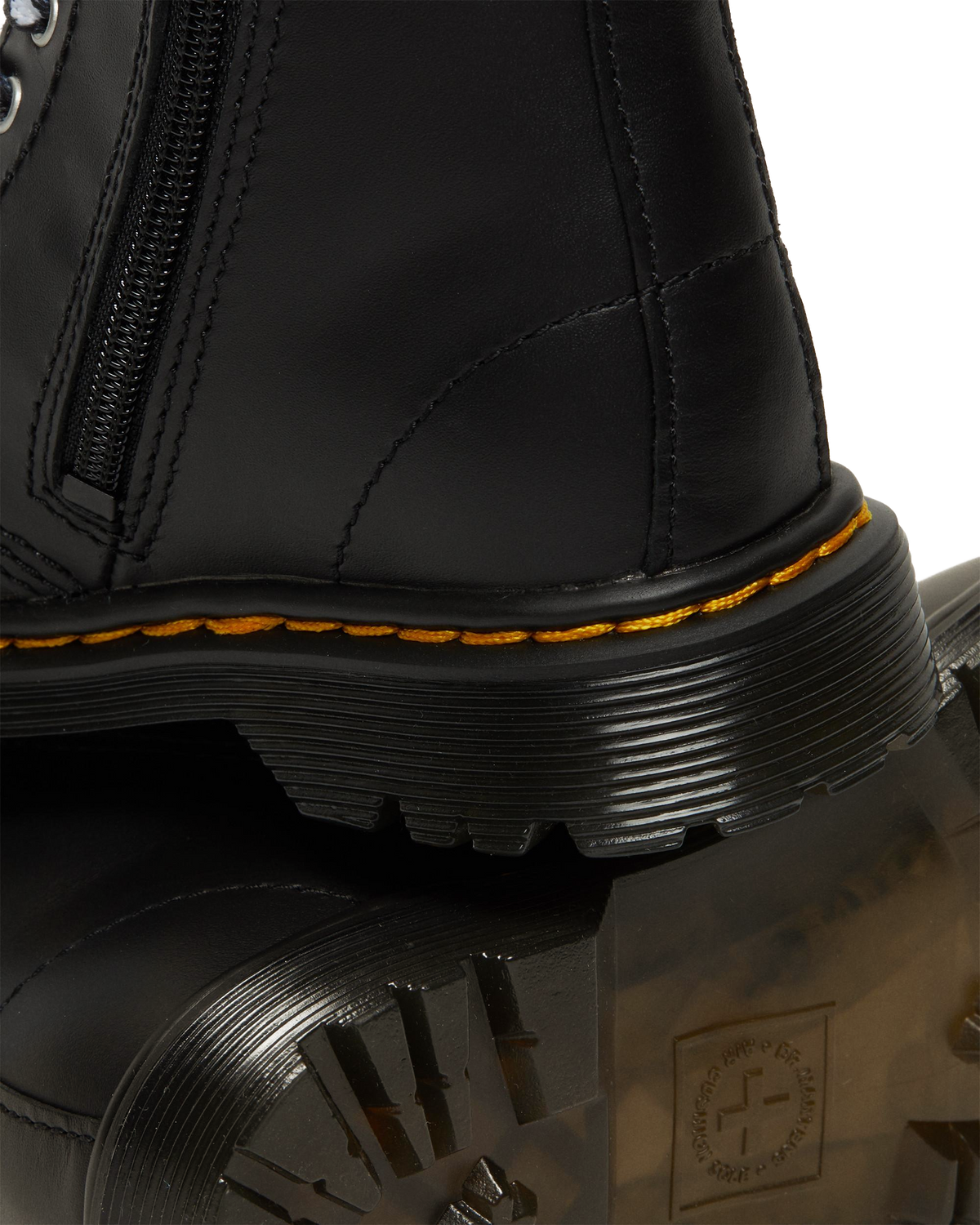 Toddler 1460 Serena Faux Fur Lined Leather Lace Up Boots in Black