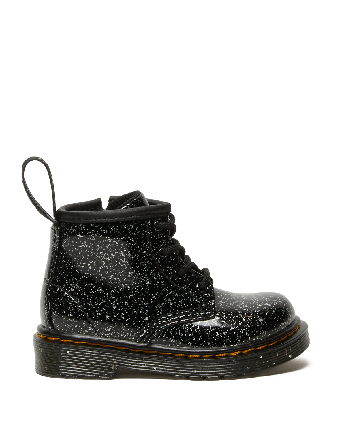 Infant 1460 Glitter Ankle Boots in Black