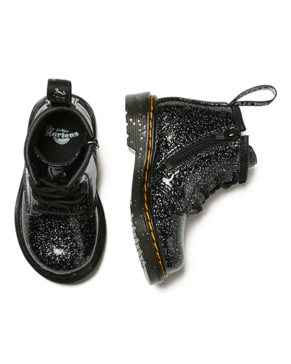 Infant 1460 Glitter Ankle Boots in Black