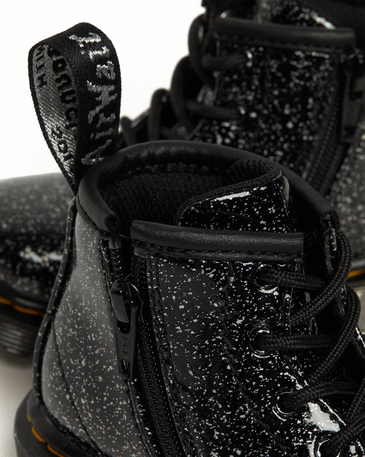Infant 1460 Glitter Ankle Boots in Black