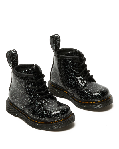 Infant 1460 Glitter Ankle Boots in Black
