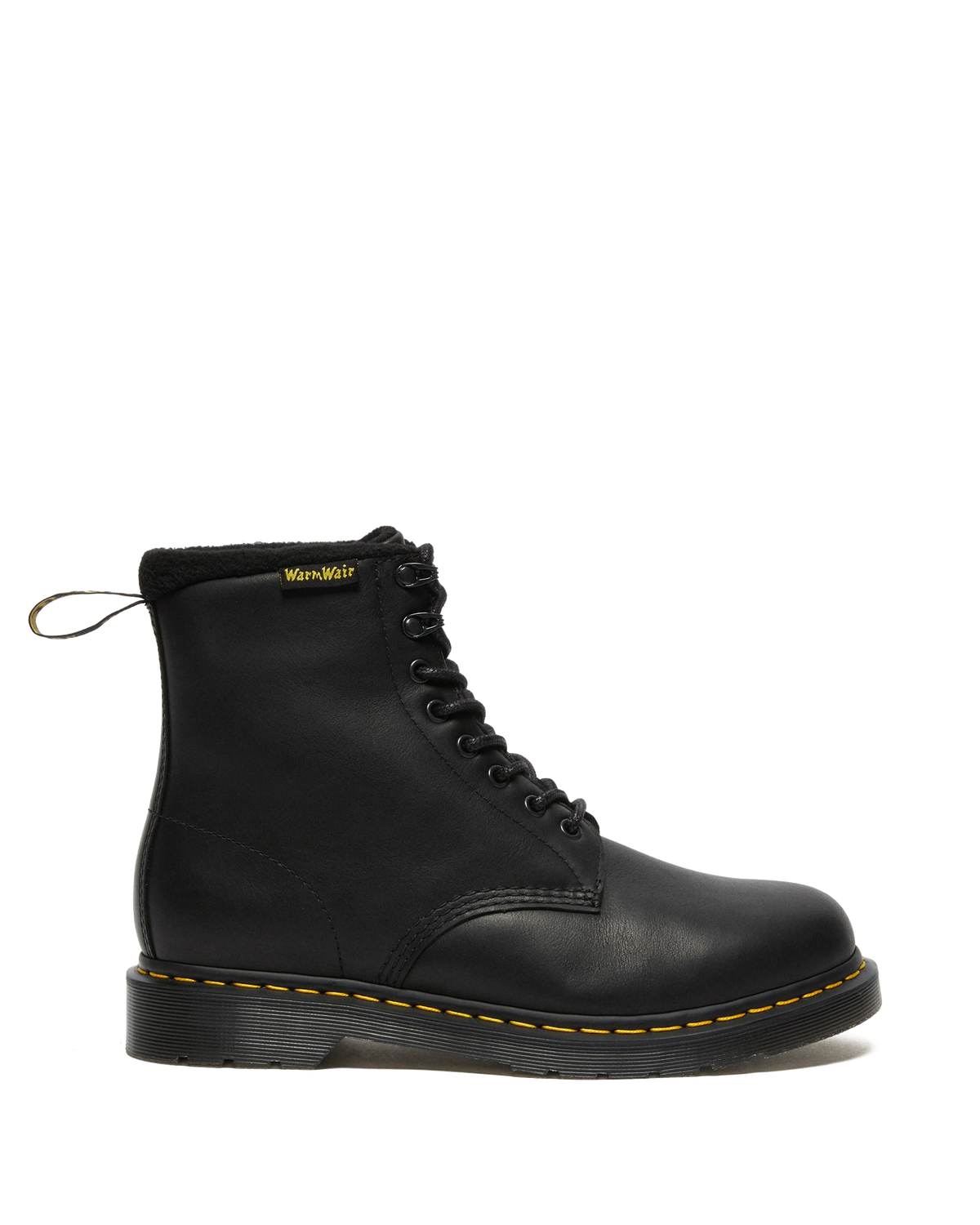 1460 Warmwair Leather Lace Up Boots in Black