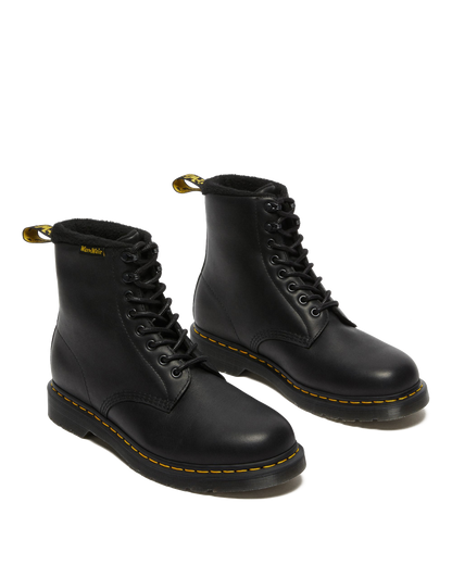 1460 Warmwair Leather Lace Up Boots in Black