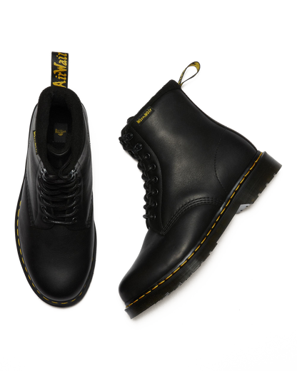 1460 Warmwair Leather Lace Up Boots in Black