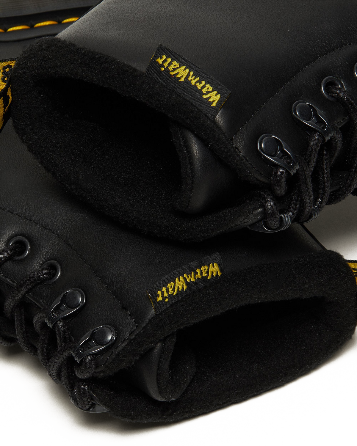 1460 Warmwair Leather Lace Up Boots in Black