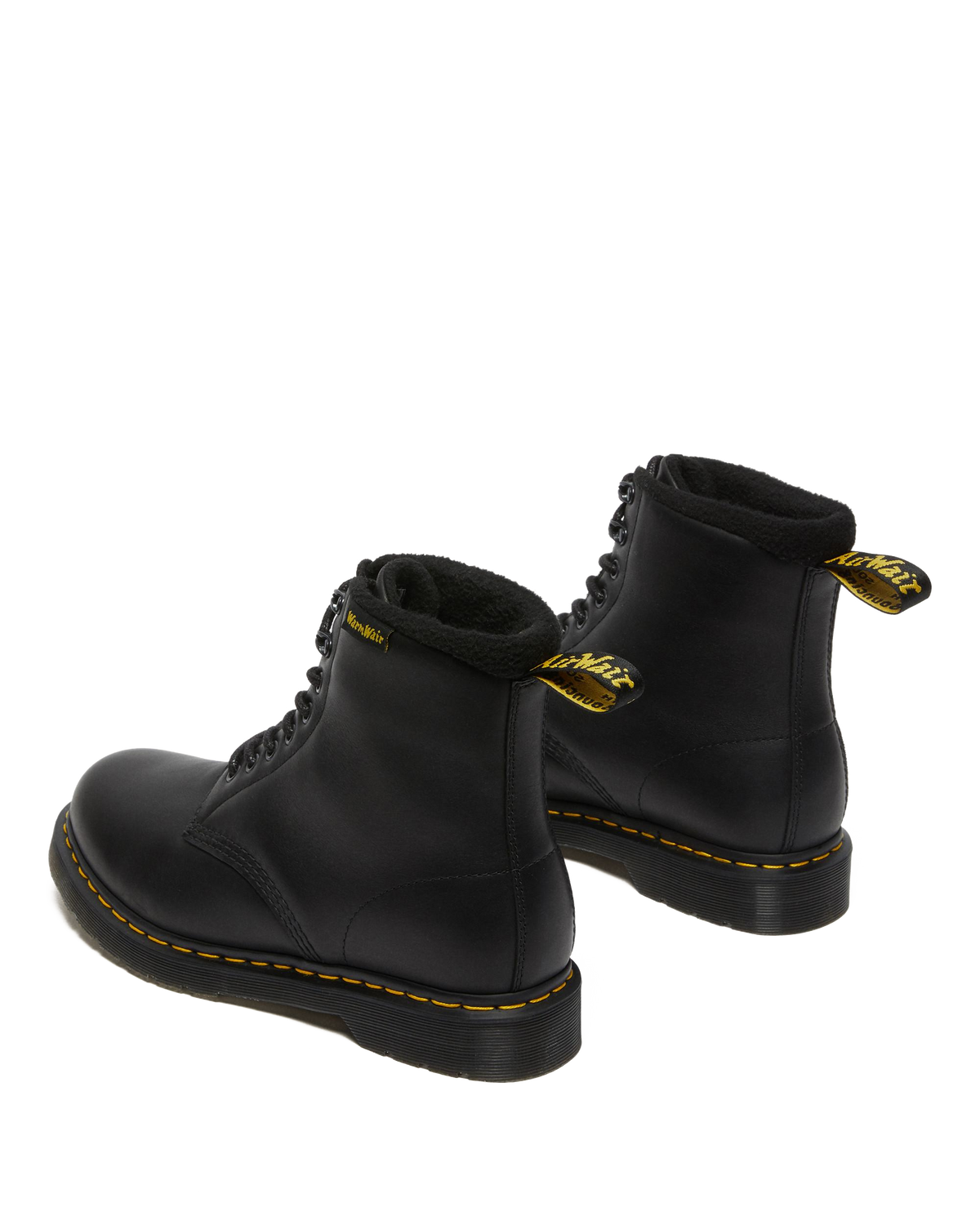 1460 Warmwair Leather Lace Up Boots in Black
