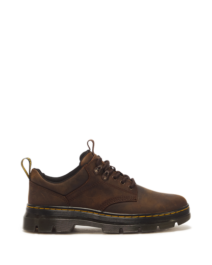 Reeder Crazy Horse Leather Utility Shoes in Dark Brown