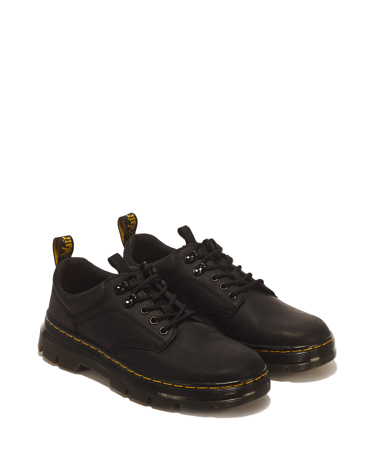 Reeder Wyoming Leather Utility Shoes in Black