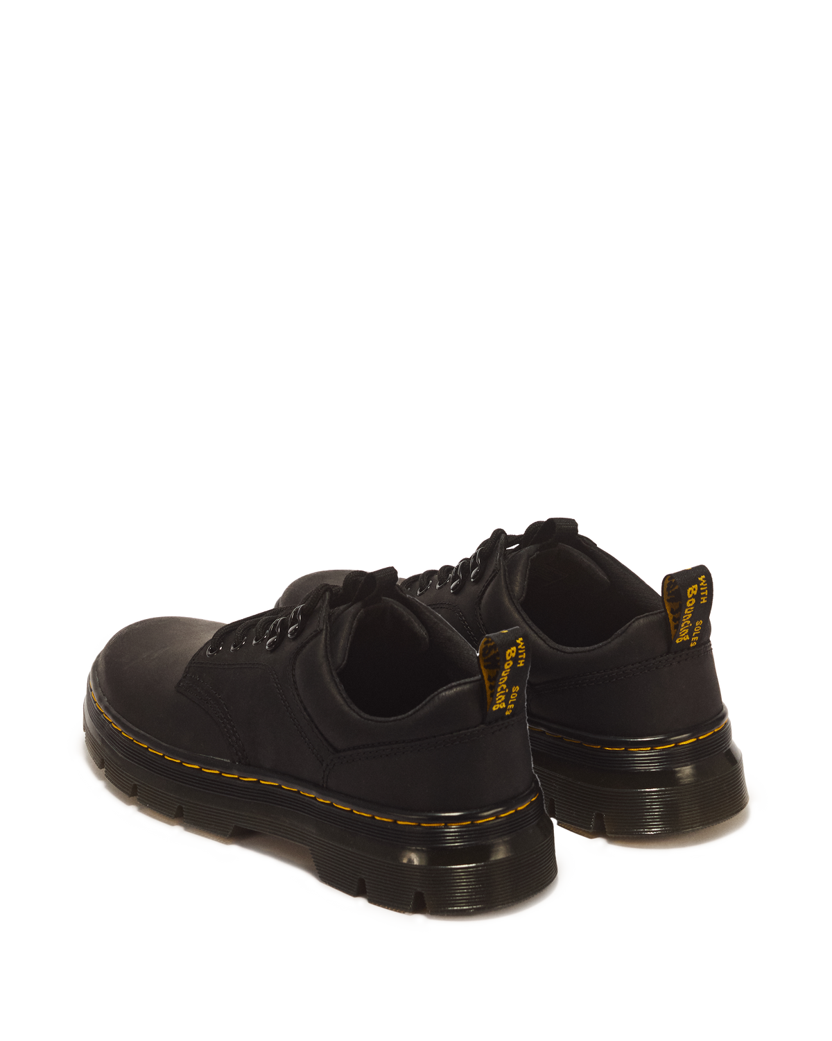 Reeder Wyoming Leather Utility Shoes in Black