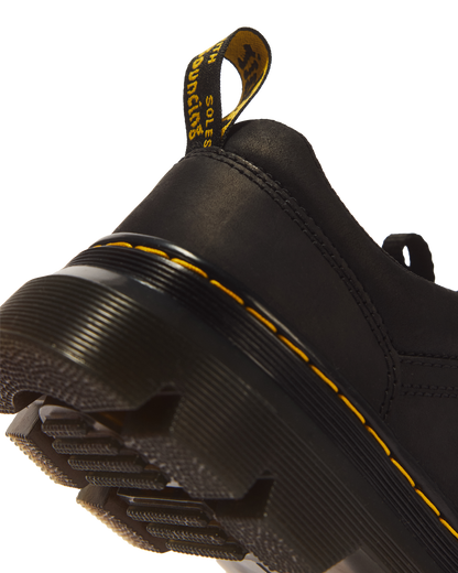 Reeder Wyoming Leather Utility Shoes in Black