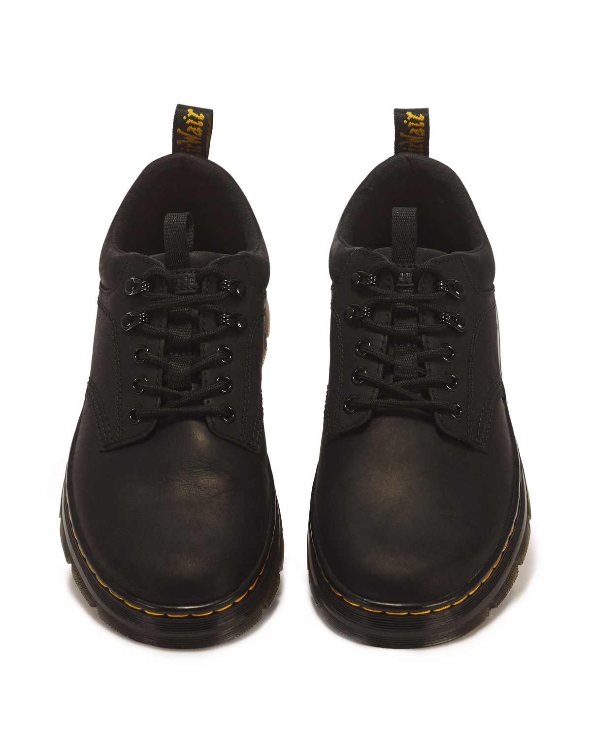 Reeder Wyoming Leather Utility Shoes in Black