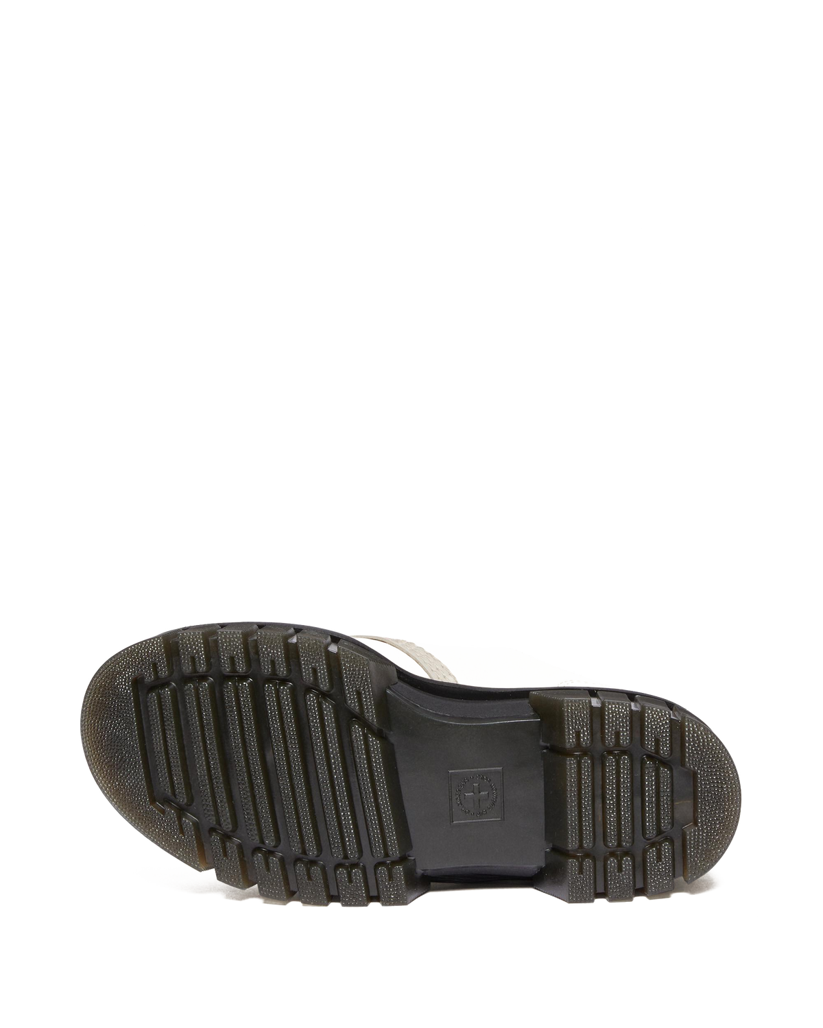 Audrick Nappa Leather Platform Shoes in Cobblestone Grey