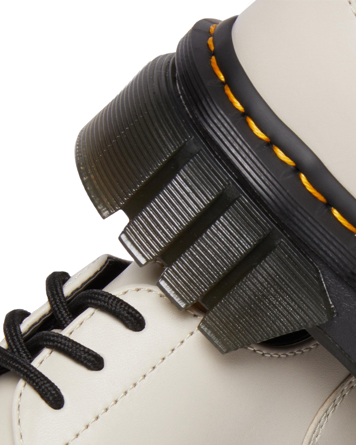 Audrick Nappa Leather Platform Shoes in Cobblestone Grey