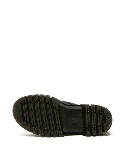 Audrick Nappa Leather Platform Ankle Boots in Black