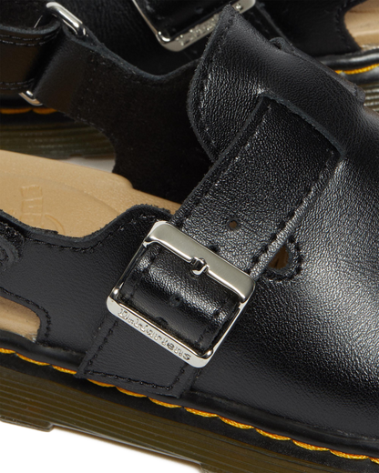 Junior Jorgie Leather Slingback Mules in Black