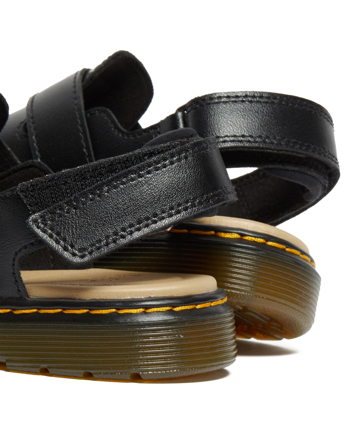 Junior Jorgie Leather Slingback Mules in Black