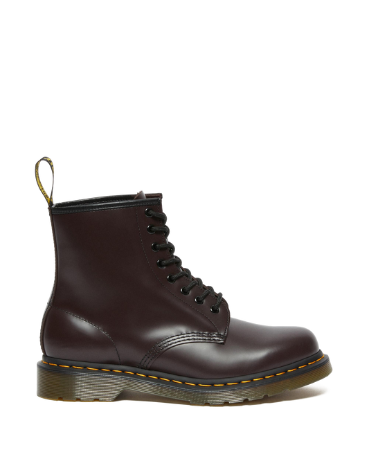 1460 Smooth Leather Lace Up Boots in Burgundy
