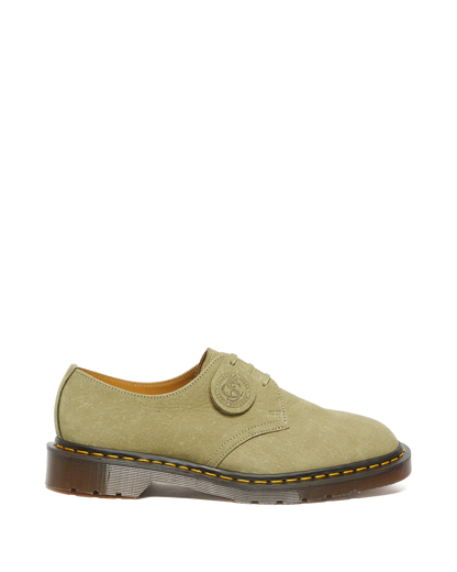 1461 Made in England Nubuck Leather Oxford Shoes in England Nubuck Leather Shoes in Green