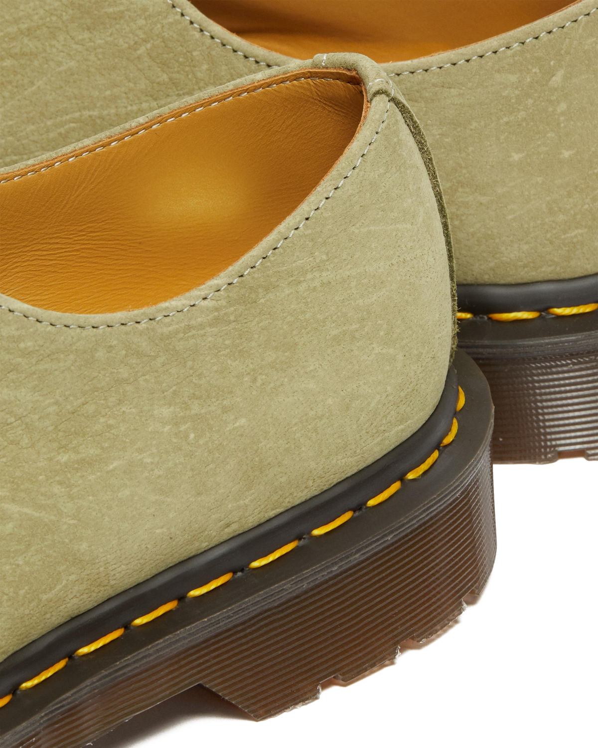 1461 Made in England Nubuck Leather Oxford Shoes in England Nubuck Leather Shoes in Green