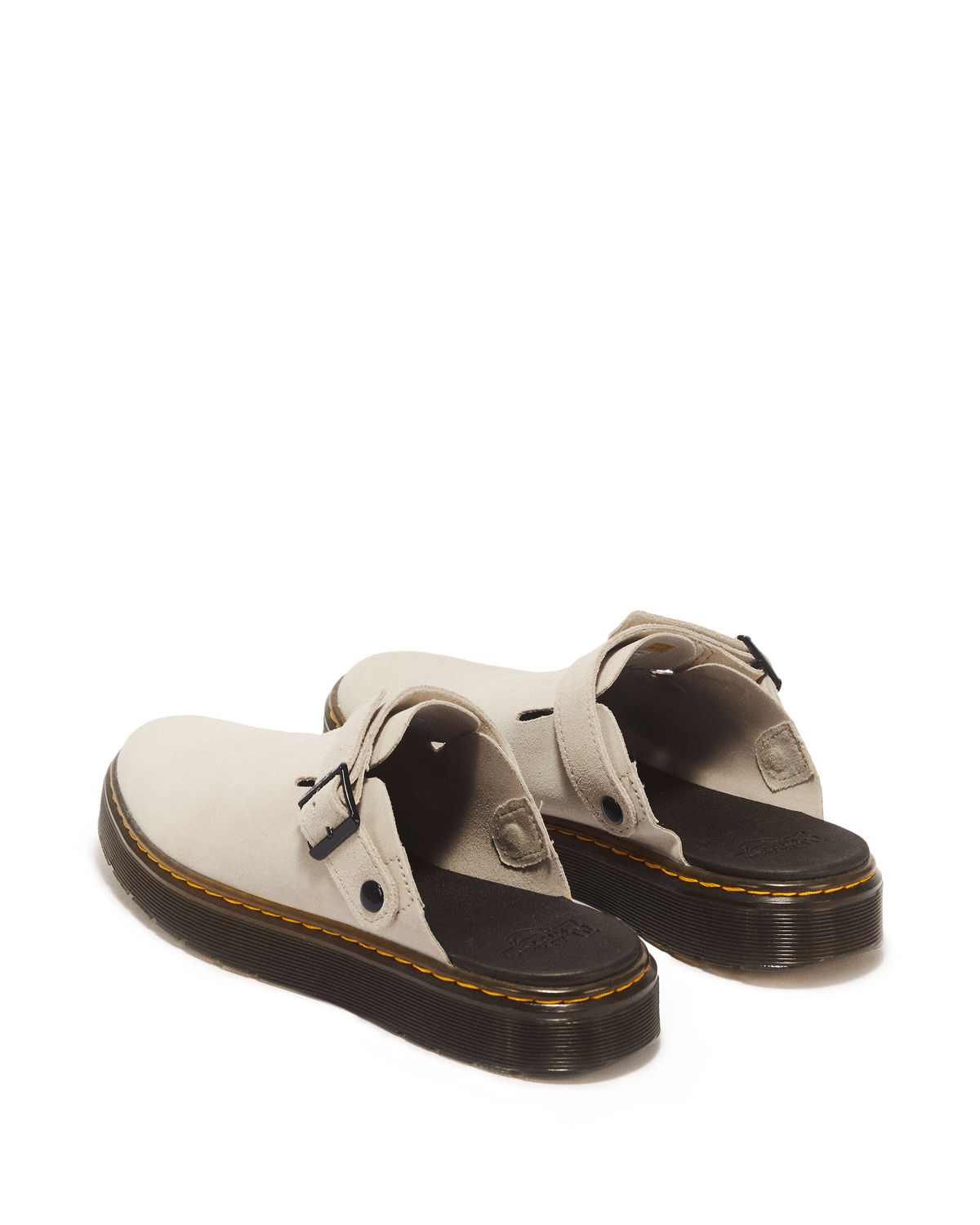 Carlson Suede Casual Slingback Mules in Sand