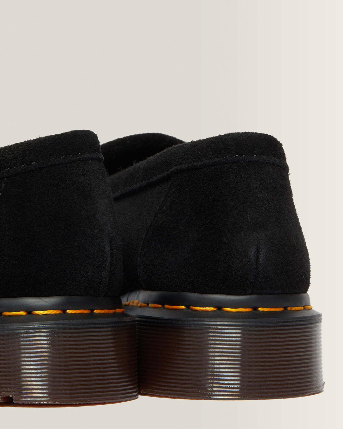 Adrian Snaffle Suede Loafers in Black