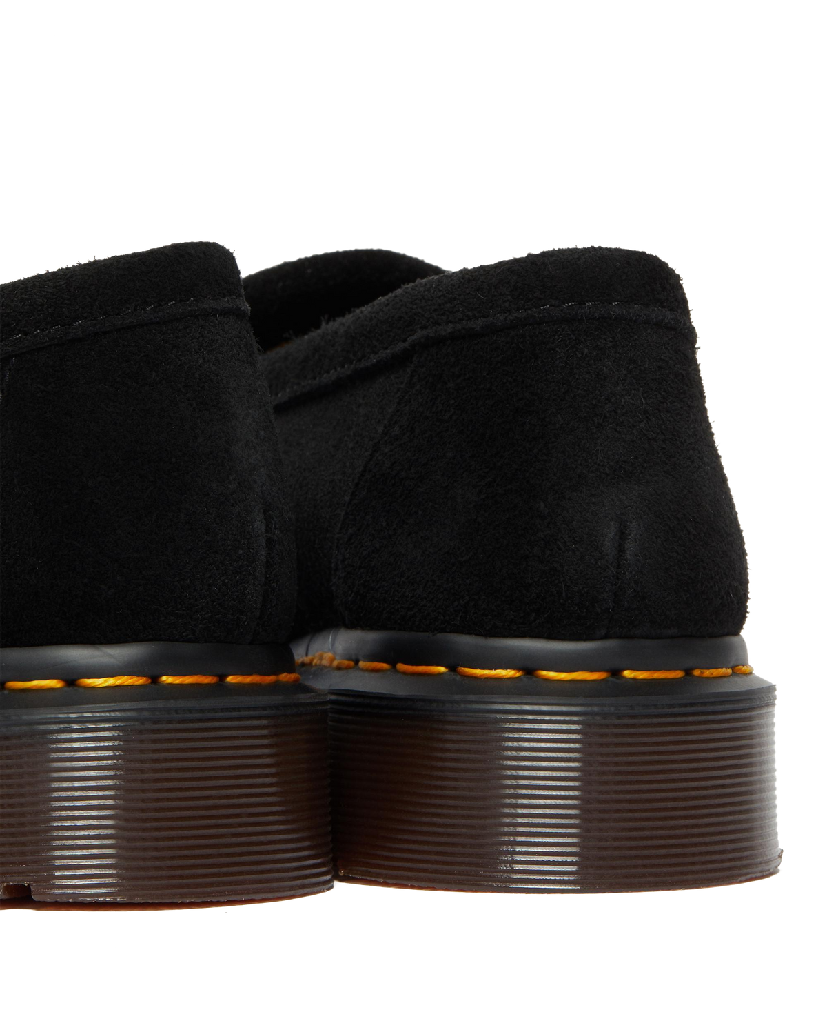 Adrian Snaffle Suede Loafers in Black