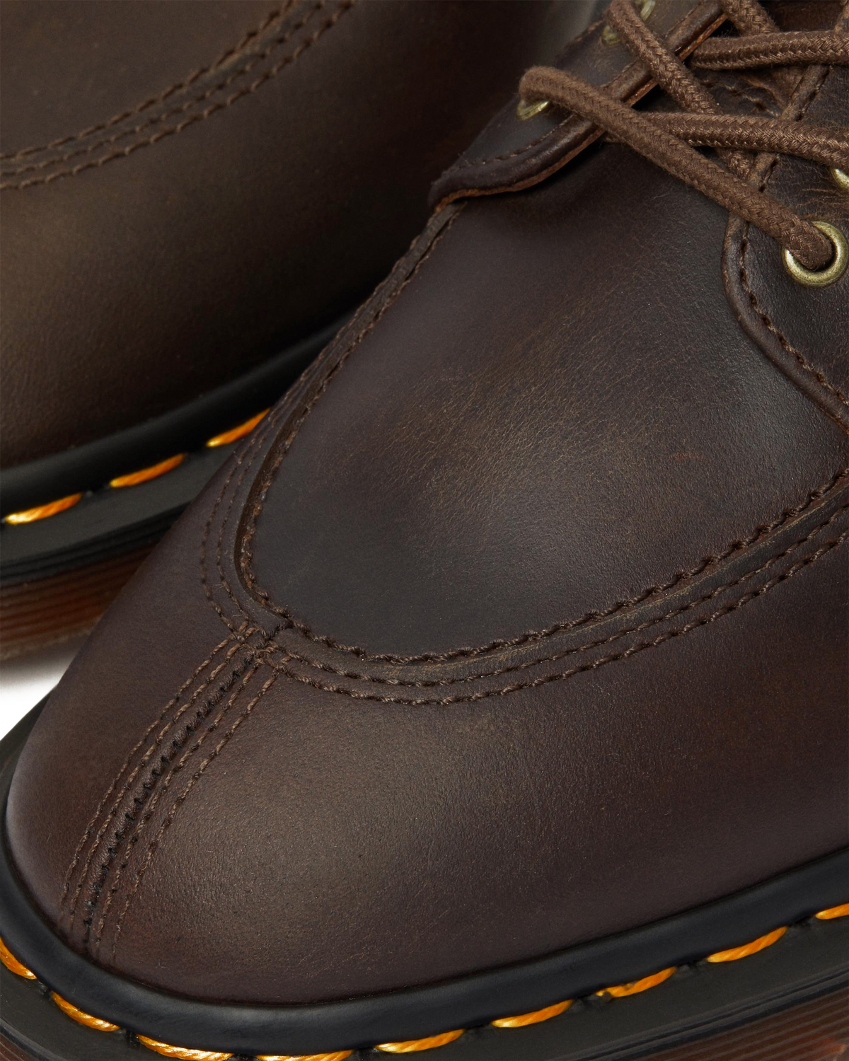 2046 Crazy Horse Leather Oxford Shoes in Dark Brown