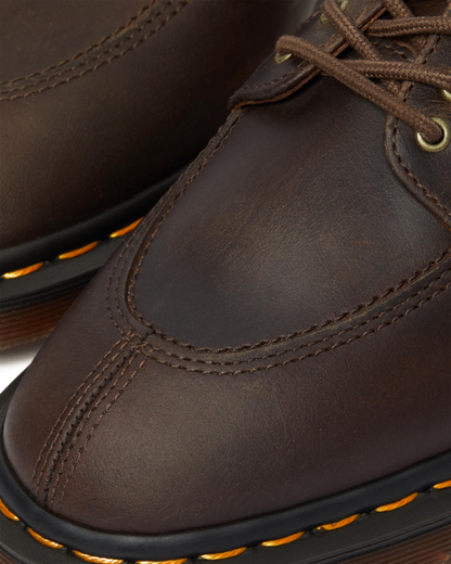 2046 Crazy Horse Leather Oxford Shoes in Dark Brown