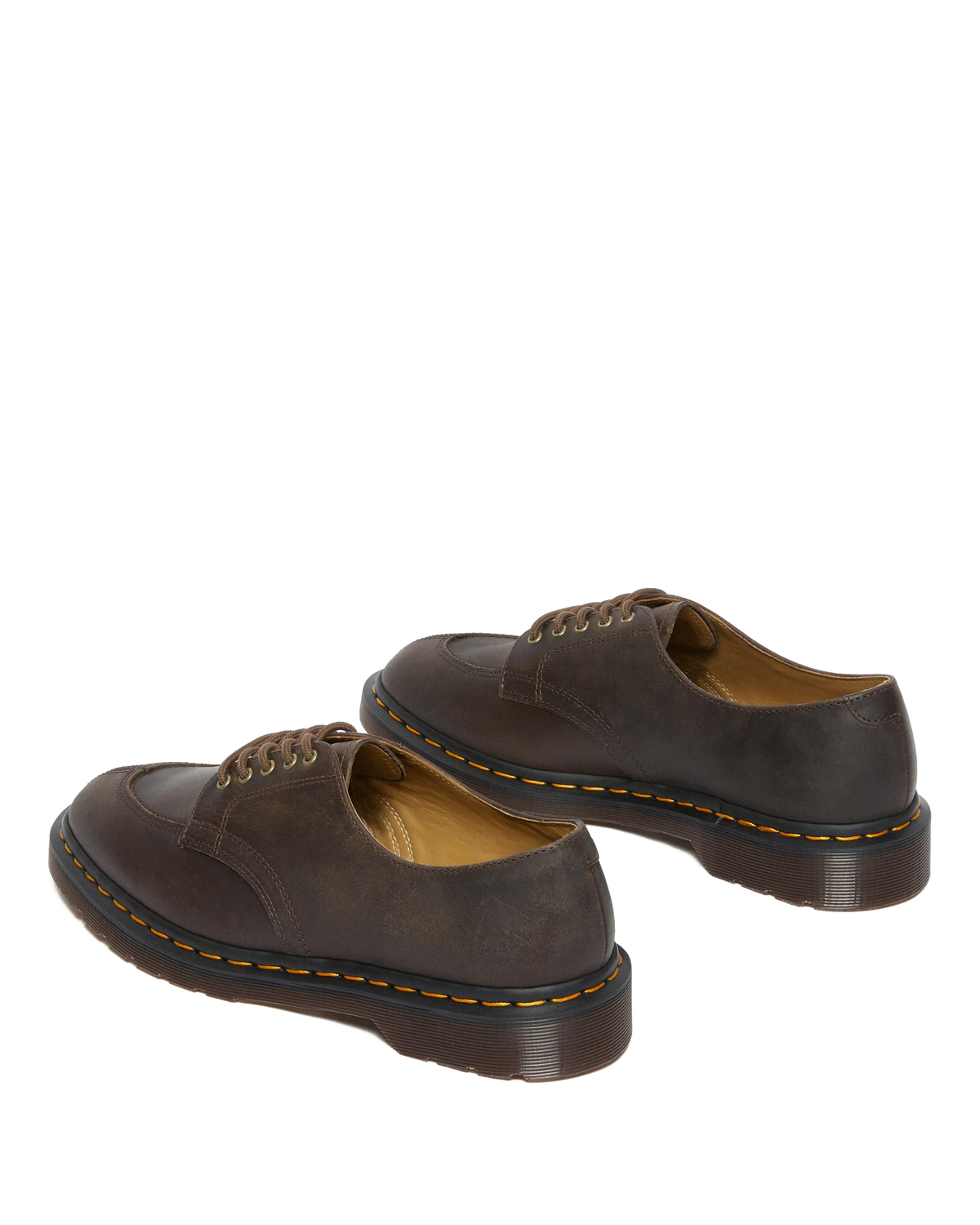 2046 Crazy Horse Leather Oxford Shoes in Dark Brown