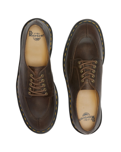 2046 Crazy Horse Leather Oxford Shoes in Dark Brown