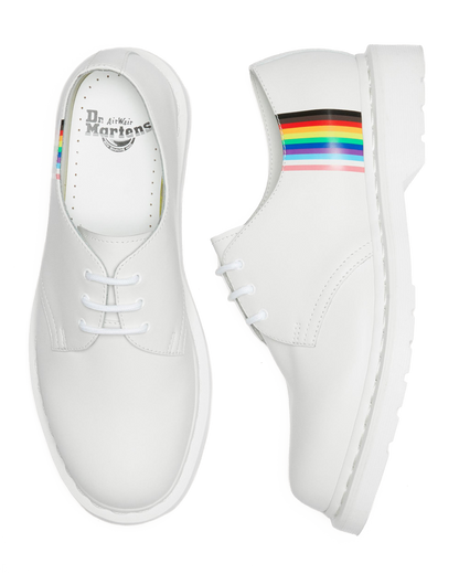 1461 For Pride Smooth Leather Oxford Shoes in White