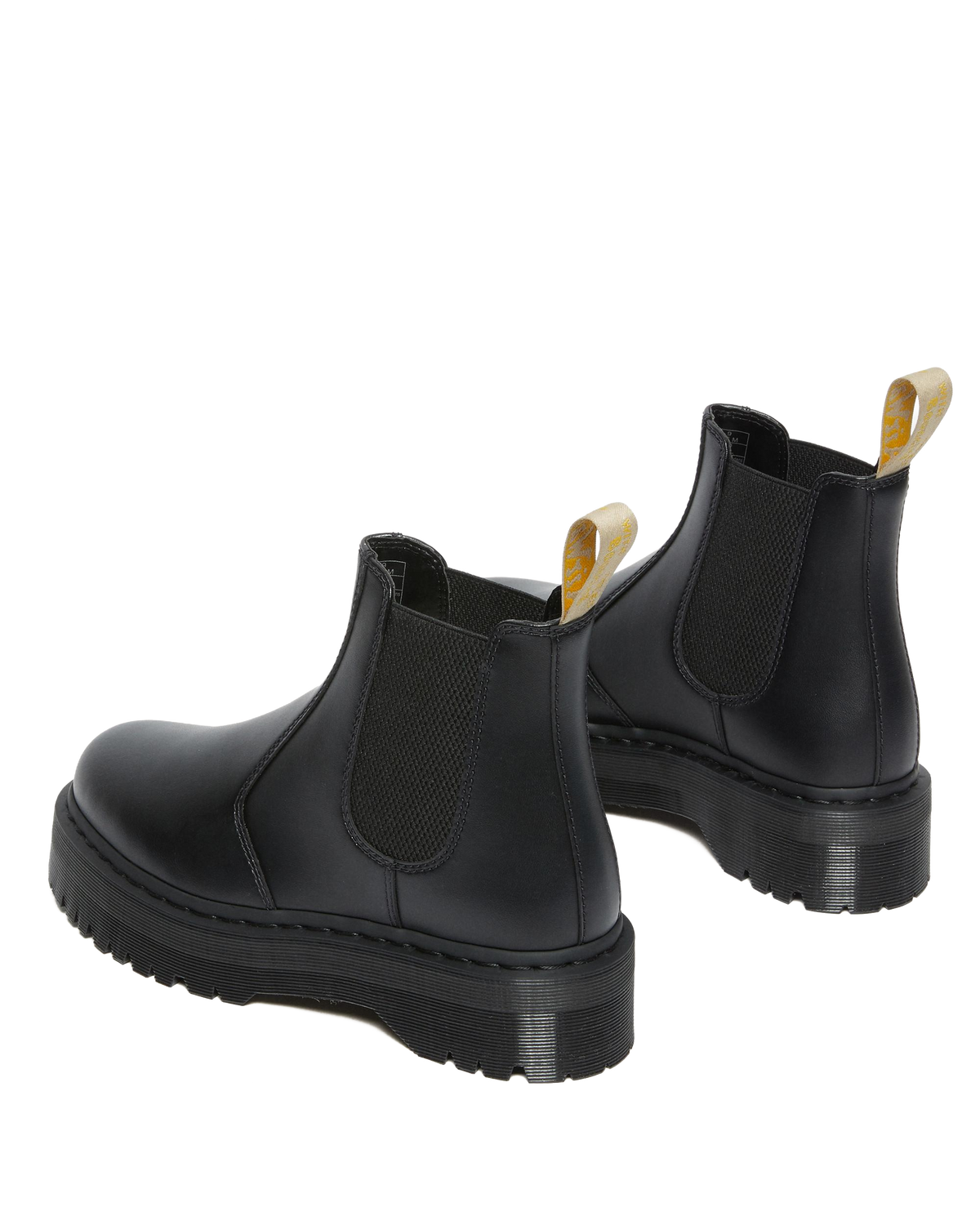 Vegan 2976 Felix Platform Chelsea Boots in Black