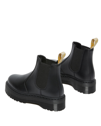 Vegan 2976 Felix Platform Chelsea Boots in Black