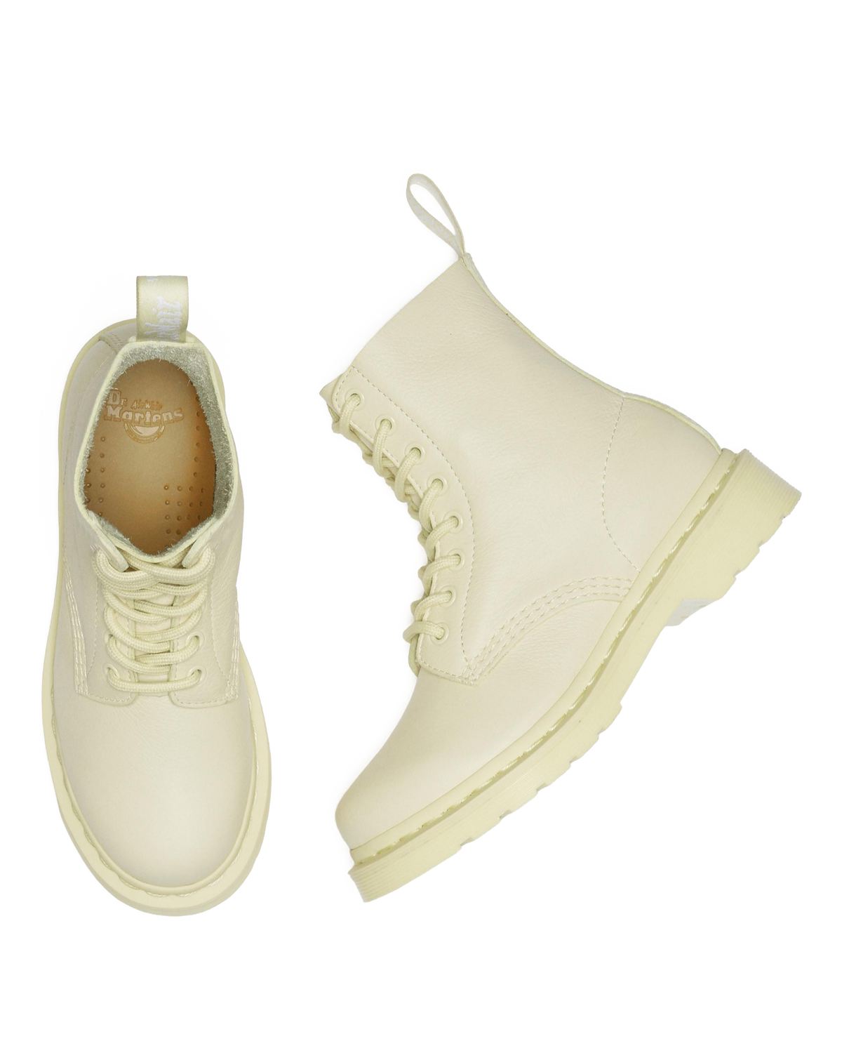 1460 Women's Mono Lace Up Boots in Cream