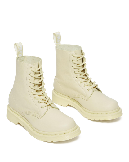 1460 Women's Mono Lace Up Boots in Cream