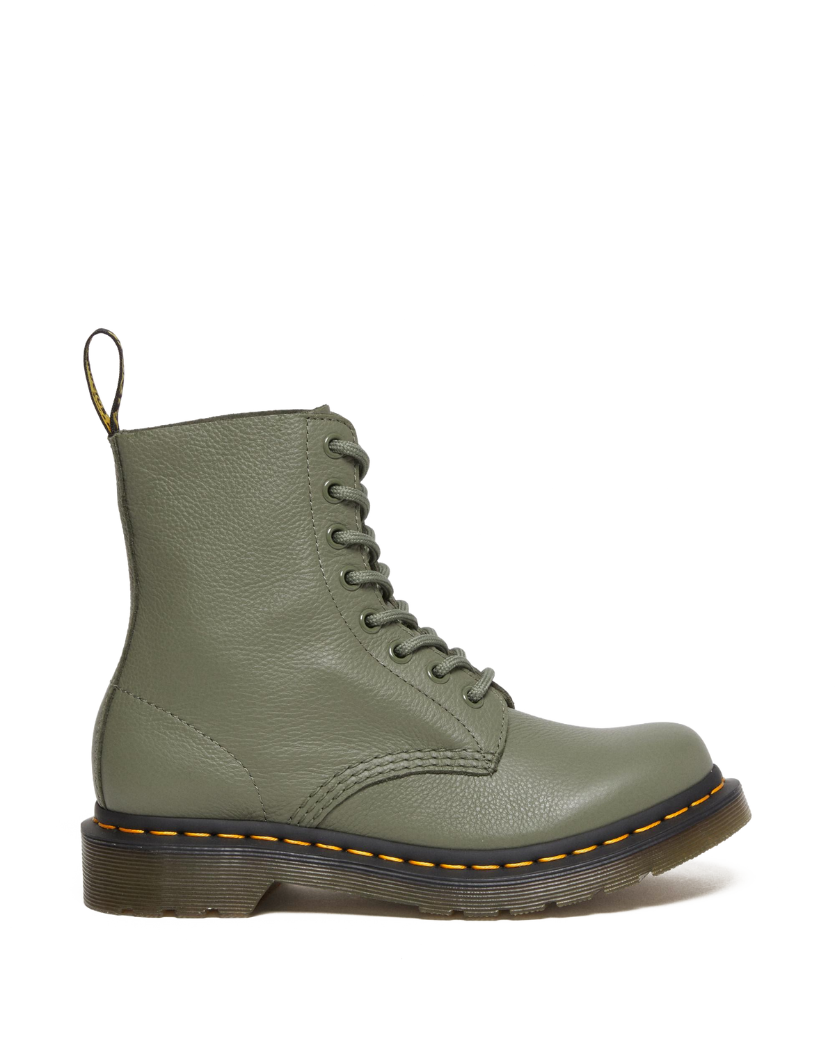 1460 Pascal Virginia leather boots in Khaki Green