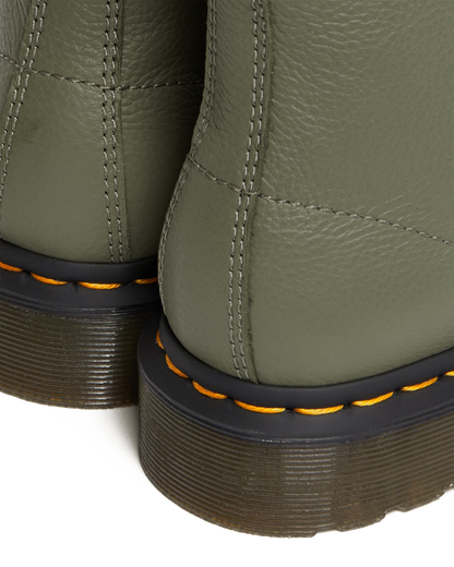 1460 Pascal Virginia leather boots in Khaki Green